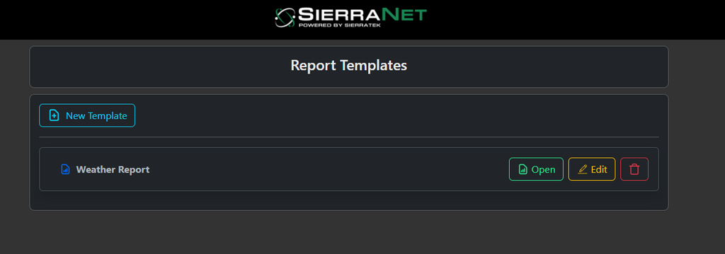 Create Customizable Reports with SierraNet